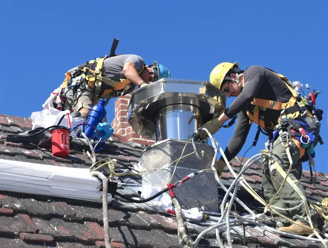 Protective chimney cap installed by Baldwin Park Chimney Sweep in Baldwin Park, CA