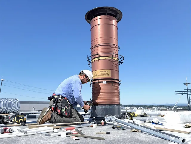 Installed chimney liner by Baldwin Park Chimney Sweep in Baldwin Park, CA