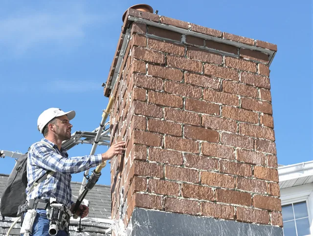Brickwork for a chimney rebuild by Baldwin Park Chimney Sweep in Baldwin Park, CA