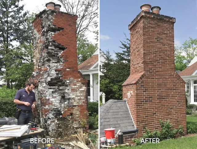 Baldwin Park Chimney Sweep performing a full chimney restoration in Baldwin Park, CA