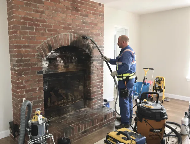 Baldwin Park Chimney Sweep expert performing detailed chimney sweep in Baldwin Park, CA